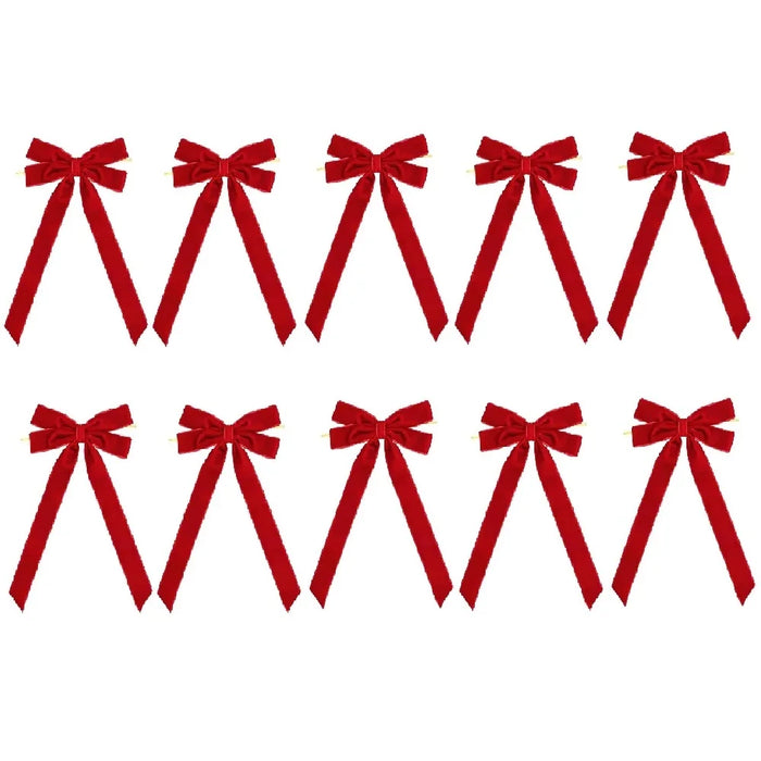 Nœuds en velours – lot de 10