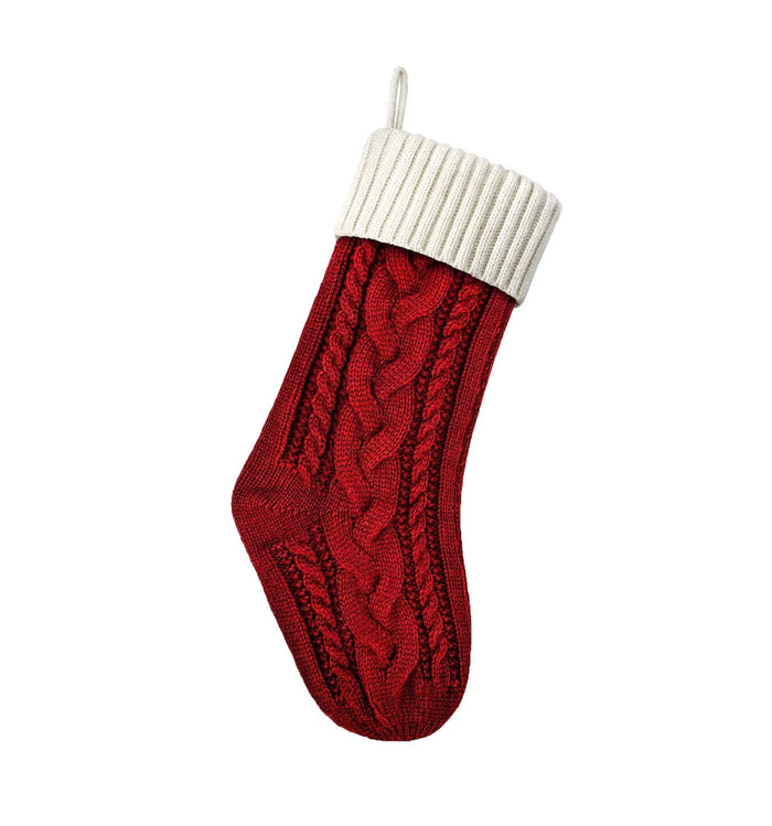 Chaussette de Noël avec prénom brodé