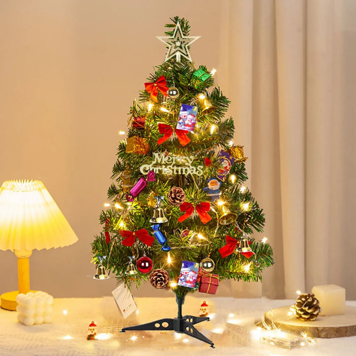 Mini sapin décoré lumineux
